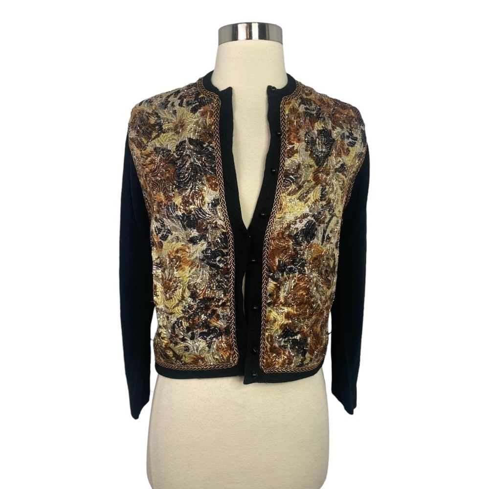 Vintage Park Storyk Embroidered Cardigan Sweater - Size M